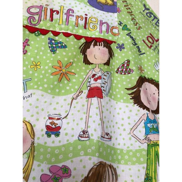 Made Especially for You Girls Apron Friendship Novelty Girls Gift Cotton Green - Picture 5 of 14